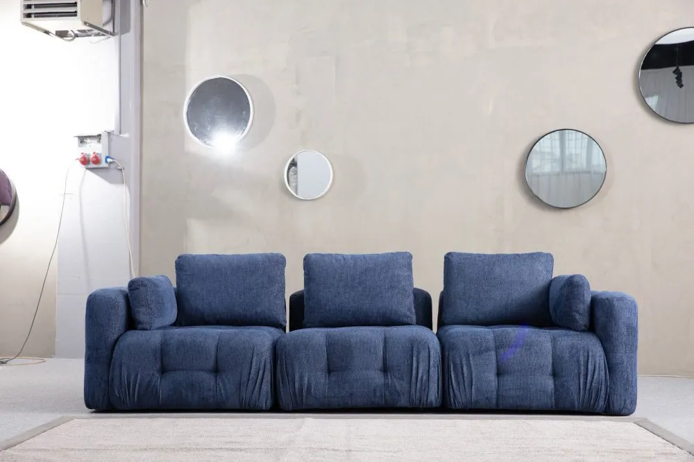 Amaris 3 Seater Navy Blue sofa sa 3 sedišta