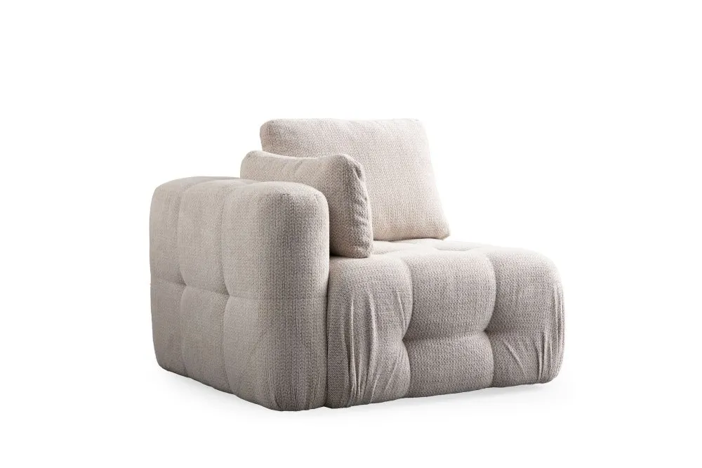 Amaris L1 Beige 1-Seat Sofa