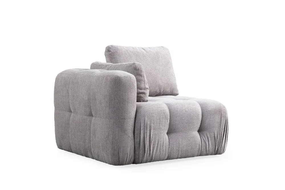 Amaris L1 Light Grey 1-Seat Sofa