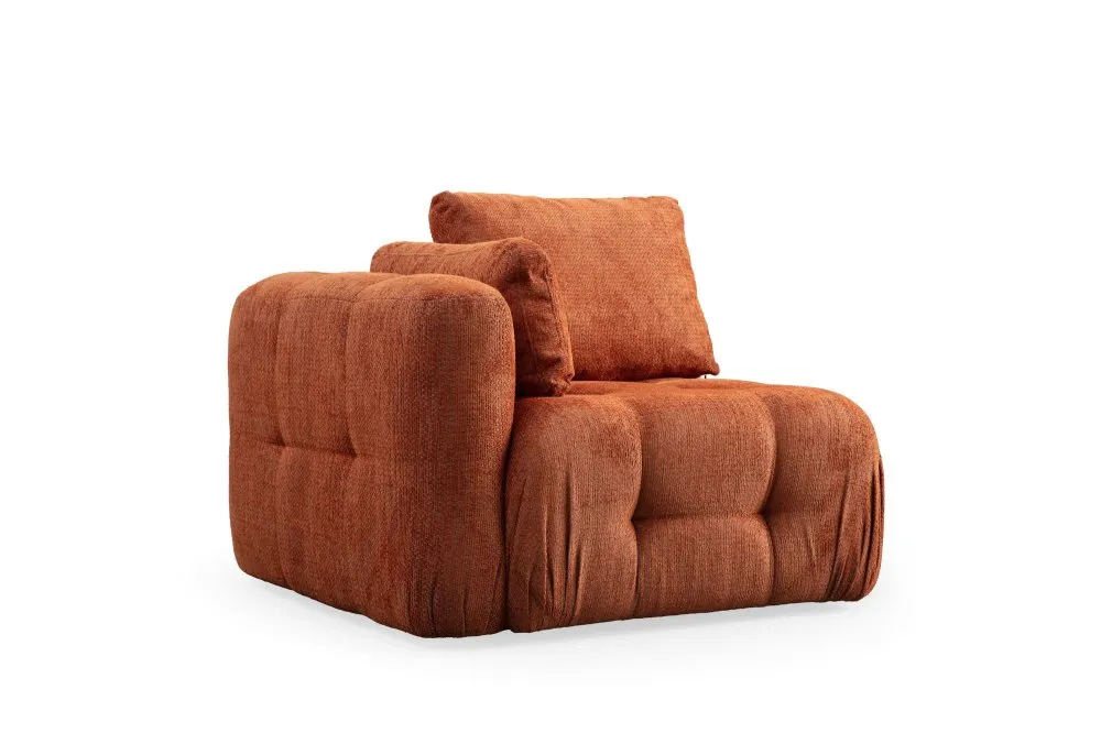 Amaris L1 Orange 1-Seat Sofa