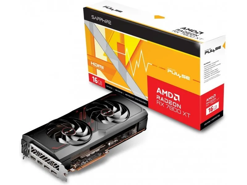 AMD Radeon PULSE RX 7800 XT GAMING 16GB GDDR6 11330-02-20G