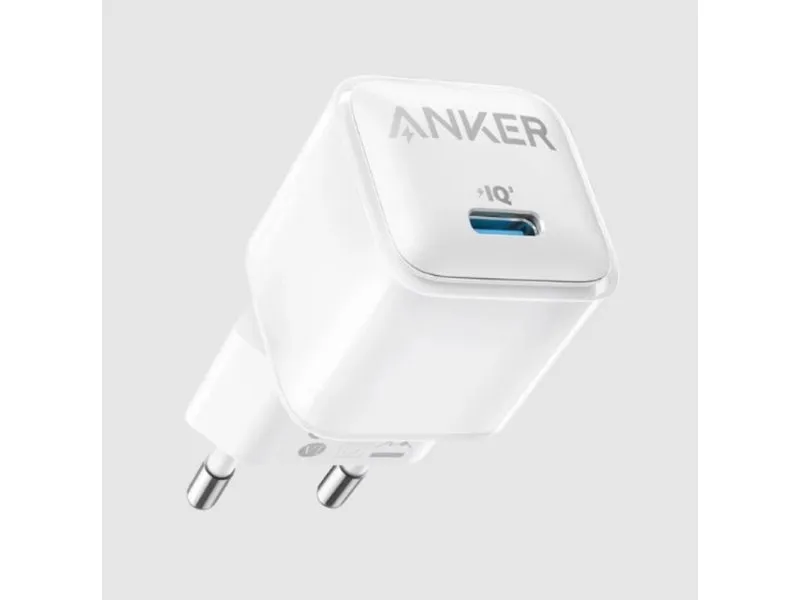 512 (Nano Pro) kućni punjač bez kabla od 20W USB-C, Beli