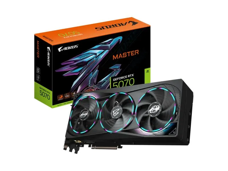 AORUS GeForce RTX 5070 MASTER 12GB 192bit GV-N5070AORUS M-12GD
