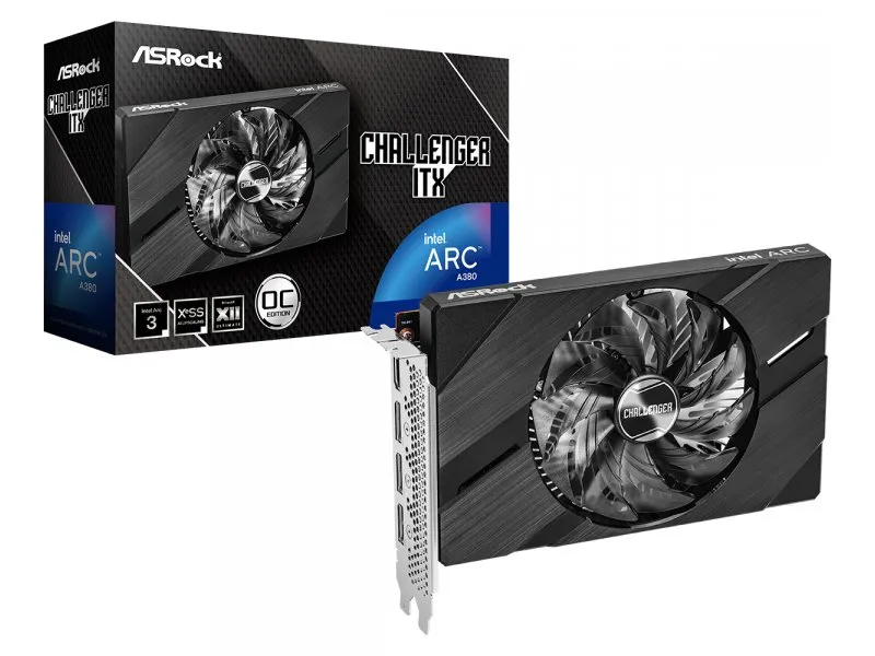 ARC A380 Challenger OC 6GB GDDR6 96 bit 90-GA3KZZ-00UANF