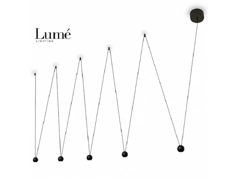 25 VISILICA LED 5*4W 3000K CRNA
