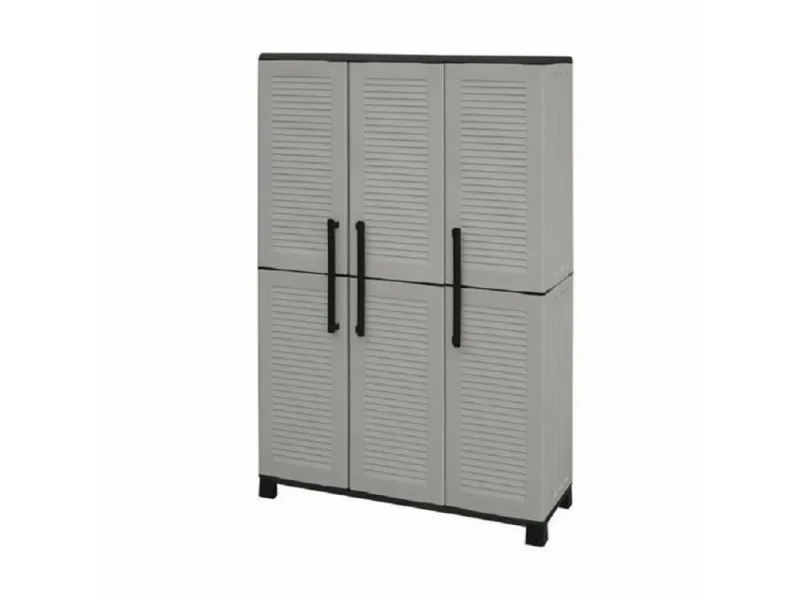 F100 plastični orman sivi 169x102x37 cm