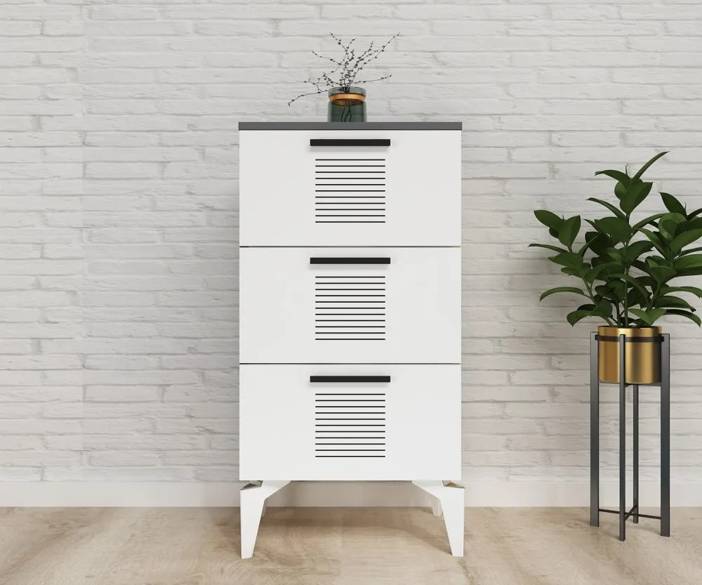 Asimo H Anthracite White