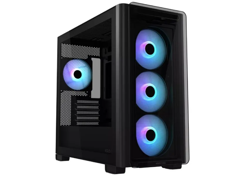 A23 PLUS TG ARGB microATX kućište crno