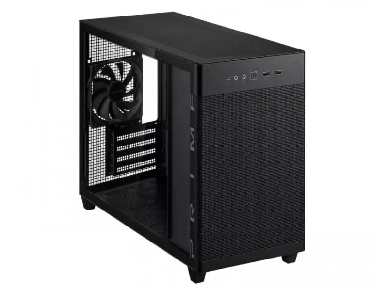AP201 Prime TG Micro ATX kuciste crno sa providnom stranicom