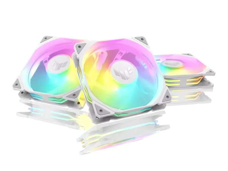 TUF GAMING TR120 ARGB REVERSE WHITE 3u1 ventilator