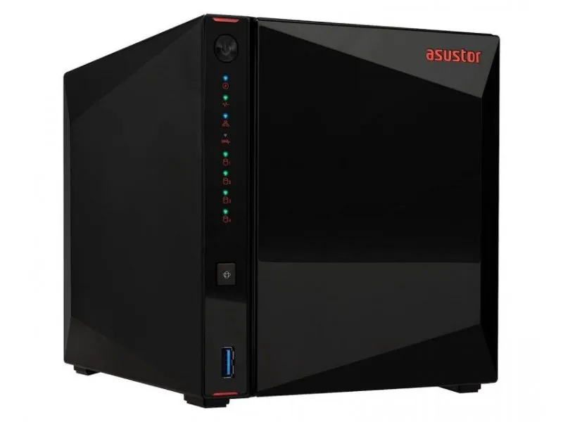 NAS Storage Server Nimbustor 4 Gen2 AS5404T, 4x 3.5'', 4x M.2, Mrežni, UPnP Media server