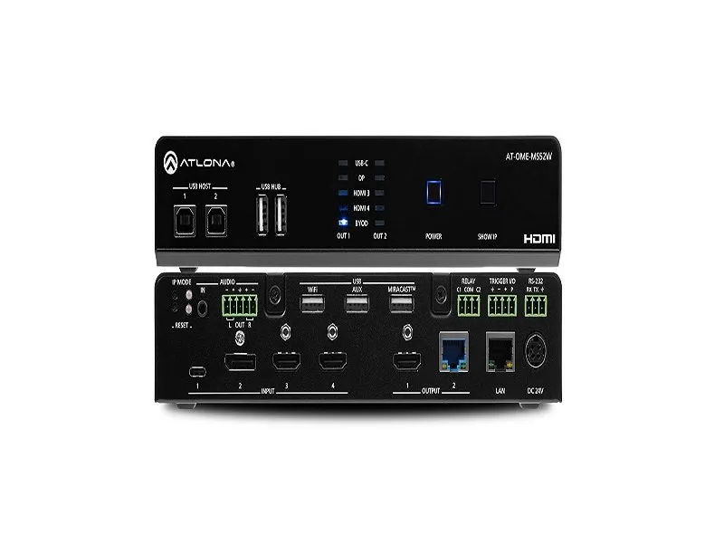 5ž2 Matrix switcher sa HDMI,USB-C i Wieless linkom AT-OME-MS52W-EU