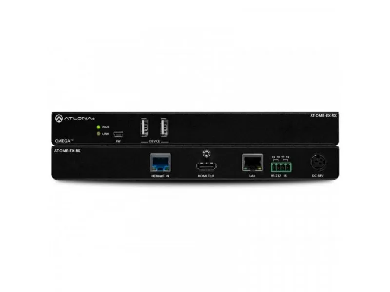 Omega 4K/UHD HDMI prijemnikAV signala sa USB,PoE,IR,RS232 AT-OME-EX-RX