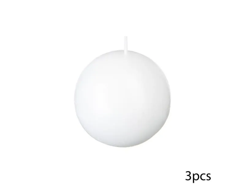Set mirisnih sveća Rustic Ball White, 88g