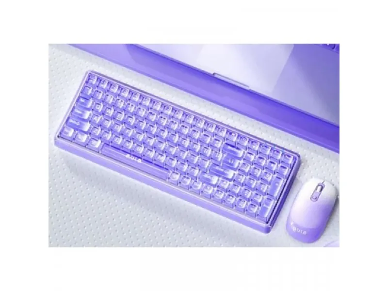 AC210 Purple combo, bežični tastatura i miš