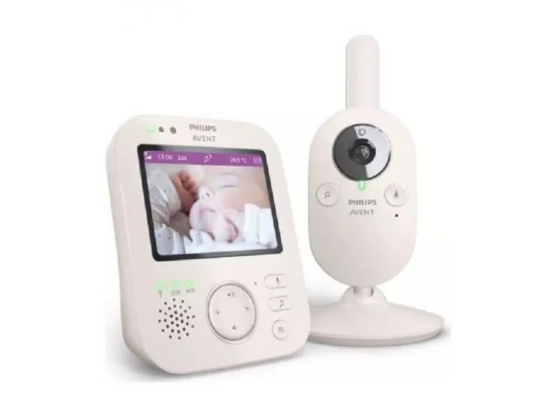 Bebi alarm, video monitor, silk white 0992