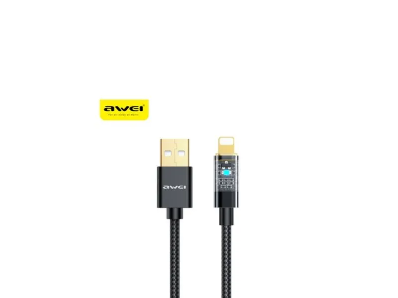 Awei Kabl 2.0 USB na iPhone Lighting 5,6,7 1m CL-139L, crni