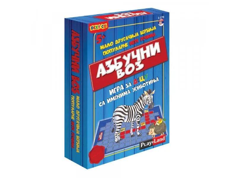 AZBUČNI VOZ JUNIOR DRUŠTVENA IGRA