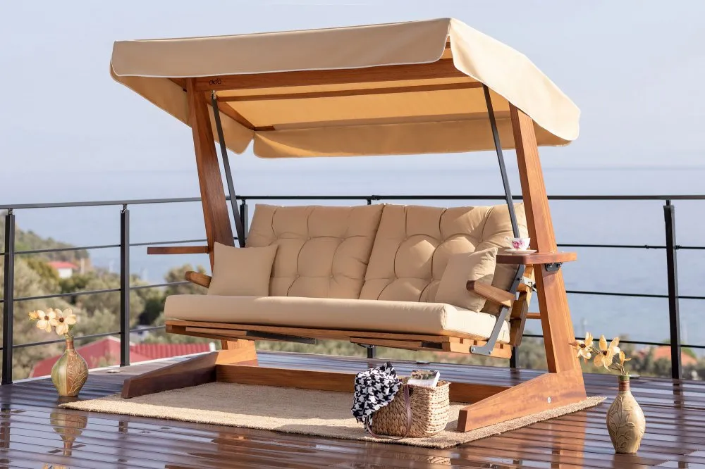 Baštenska ljuljaška trosed Sia 2400 Beige