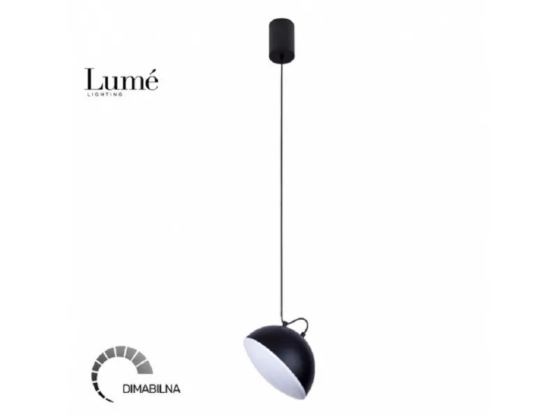 ARIA 27 visilica dimabilna 20W 3000K CRNA