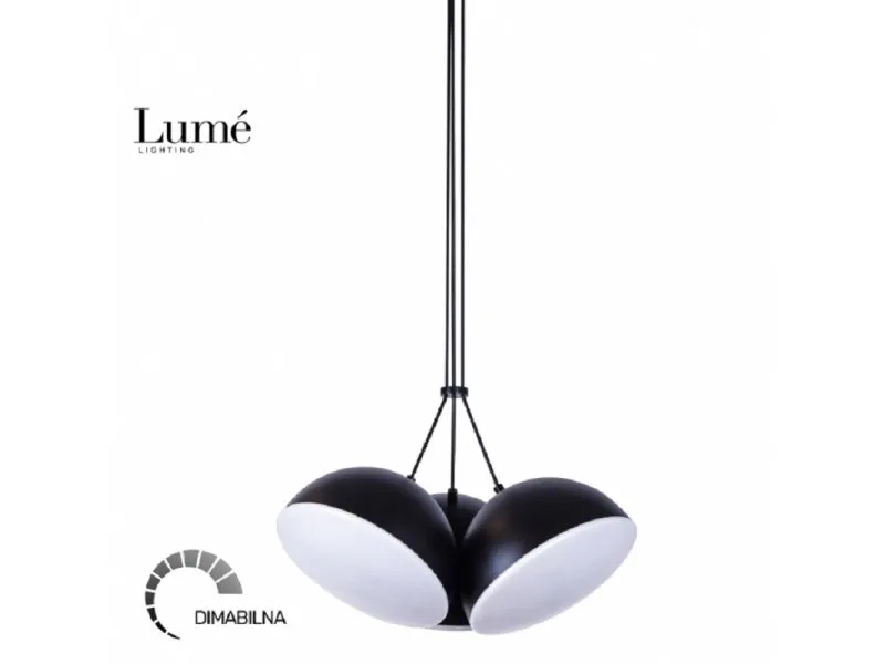 ARIA 28 visilica dimabilna 60W 3000K CRNA