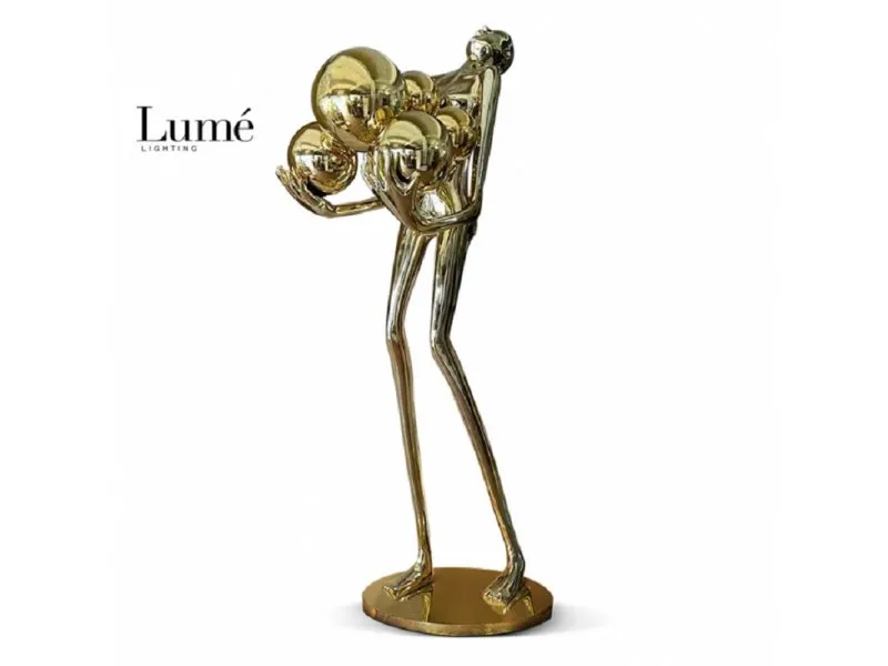 Belore 45 Podna lampa zlatna