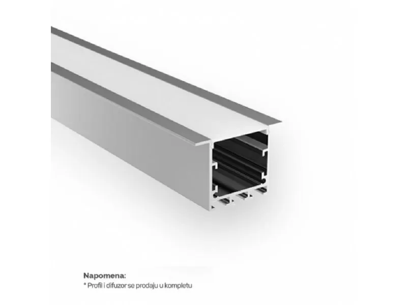LED PROFIL LL-ALP017-R KOMPLET