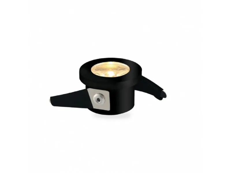 LED rozetna L0860-16 1W 4000K Crna