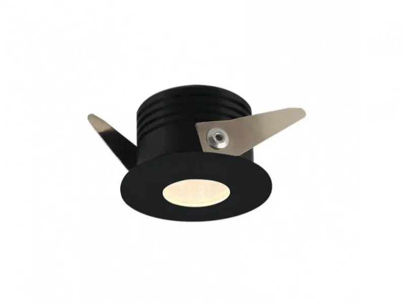 LED ROZETNA L1030-3 OKRUGLA 3W 3000K CRNA
