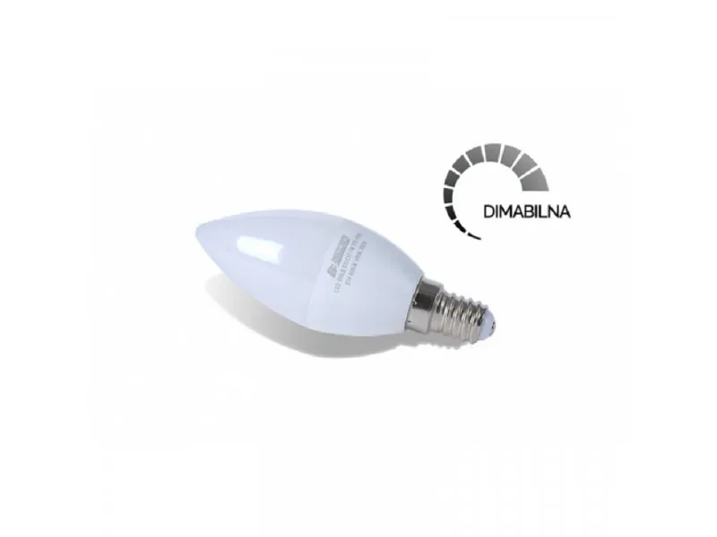 LED sijalica S11 DIM C37 6W E14 6500K