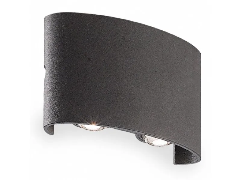 led svetiljka JM-020 zidna 4W 4000K IP54 siva
