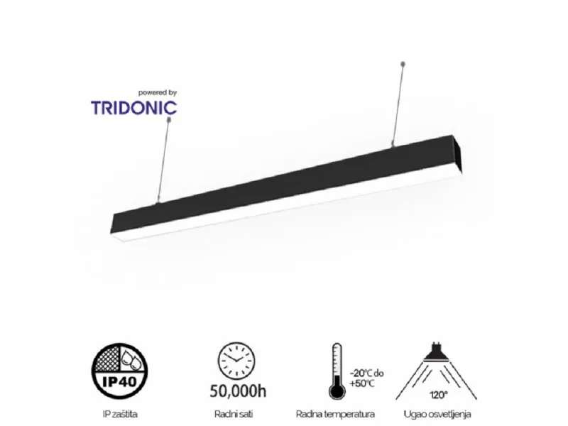 LED SVETILJKA LT-T-020-B 60W 4000K BELA 1,5 met