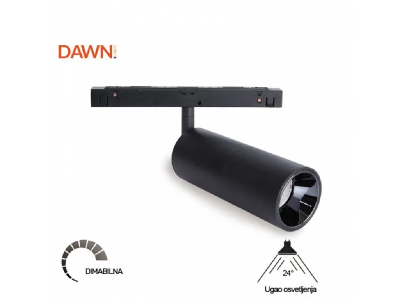 Magnetic reflektor LED11- 15W 3000K 24° 48V DC