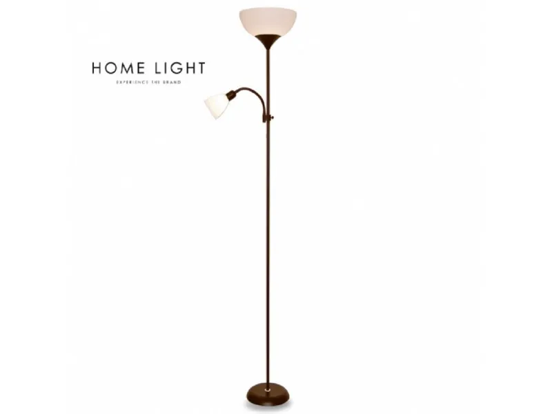 Vesta 653 Podna lampa 1xE27+1xE14 Braon