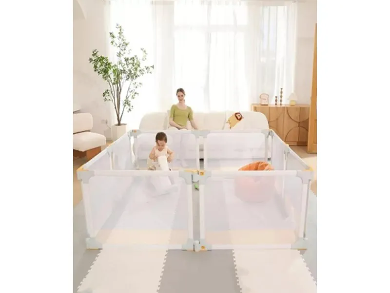 Fun 2 Play mutlifunkcionalna ogradica za bebe 8 u 1 Grey - 200x200 cm (WMWL02-GREY)