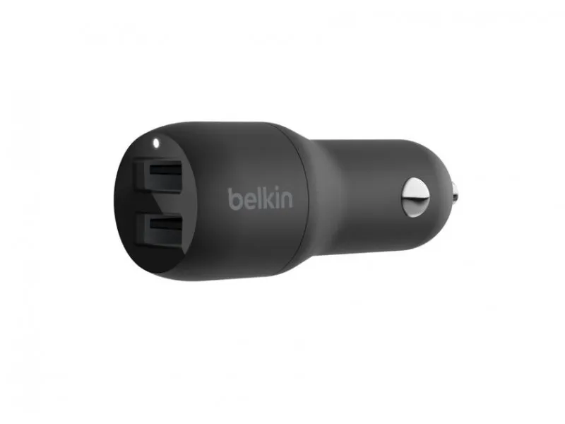 Boost Charge Dual USB-A Car Charger 24W (CCD001bt1MBK)