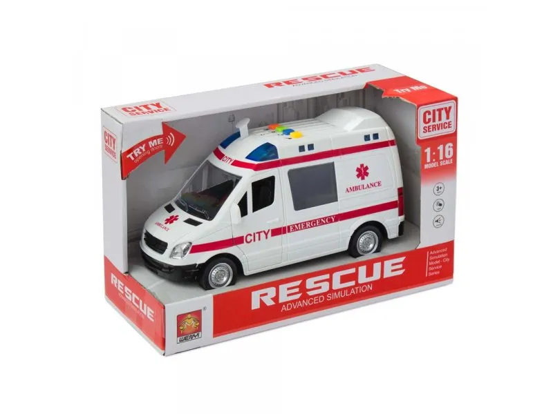 RESCUE VOZILO - hitna pomoć sa svetlima i zvukom