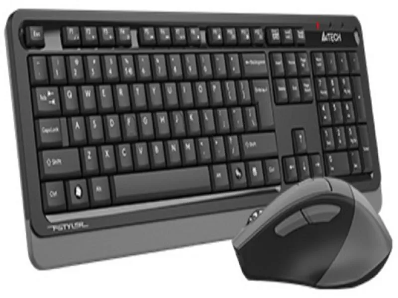 Bezicna tastatura US-LAYOUT + bezicni mis USB, Grey FG1035