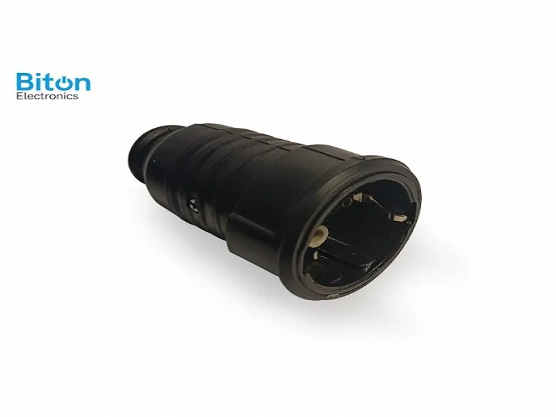 Natikač mono gumeni CRNI 16A/250V (1091)