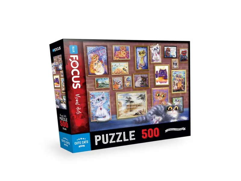Puzzle 500 delova Simpatične mace
