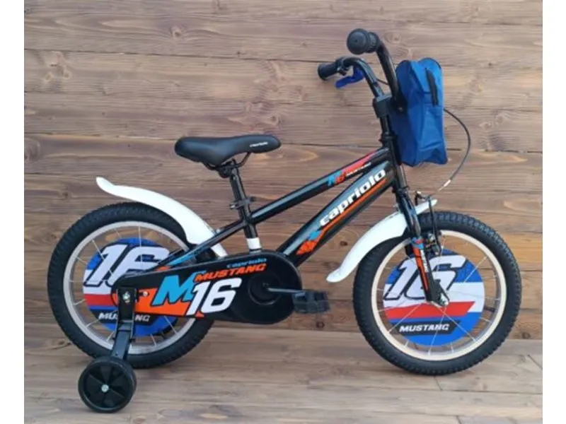 BMX 16''HT MUSTANG crno-crveno