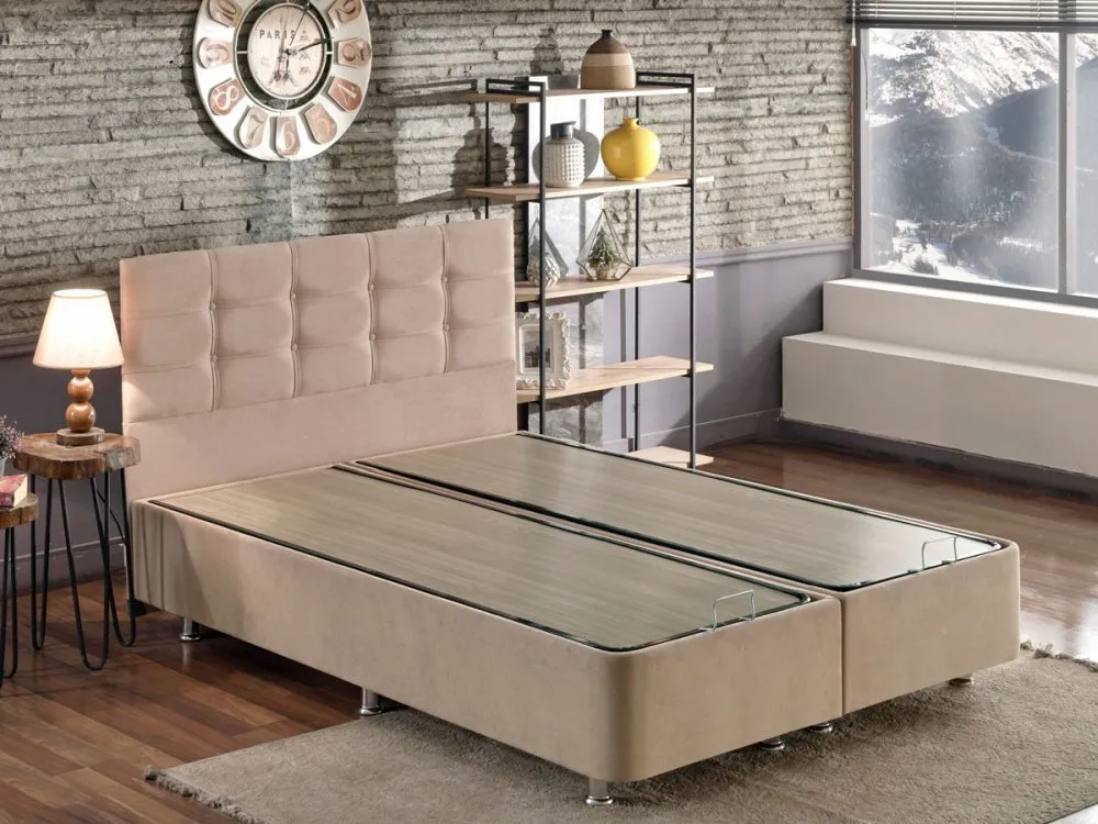 Bračni krevet Ela Double Light Brown (180 x 200)