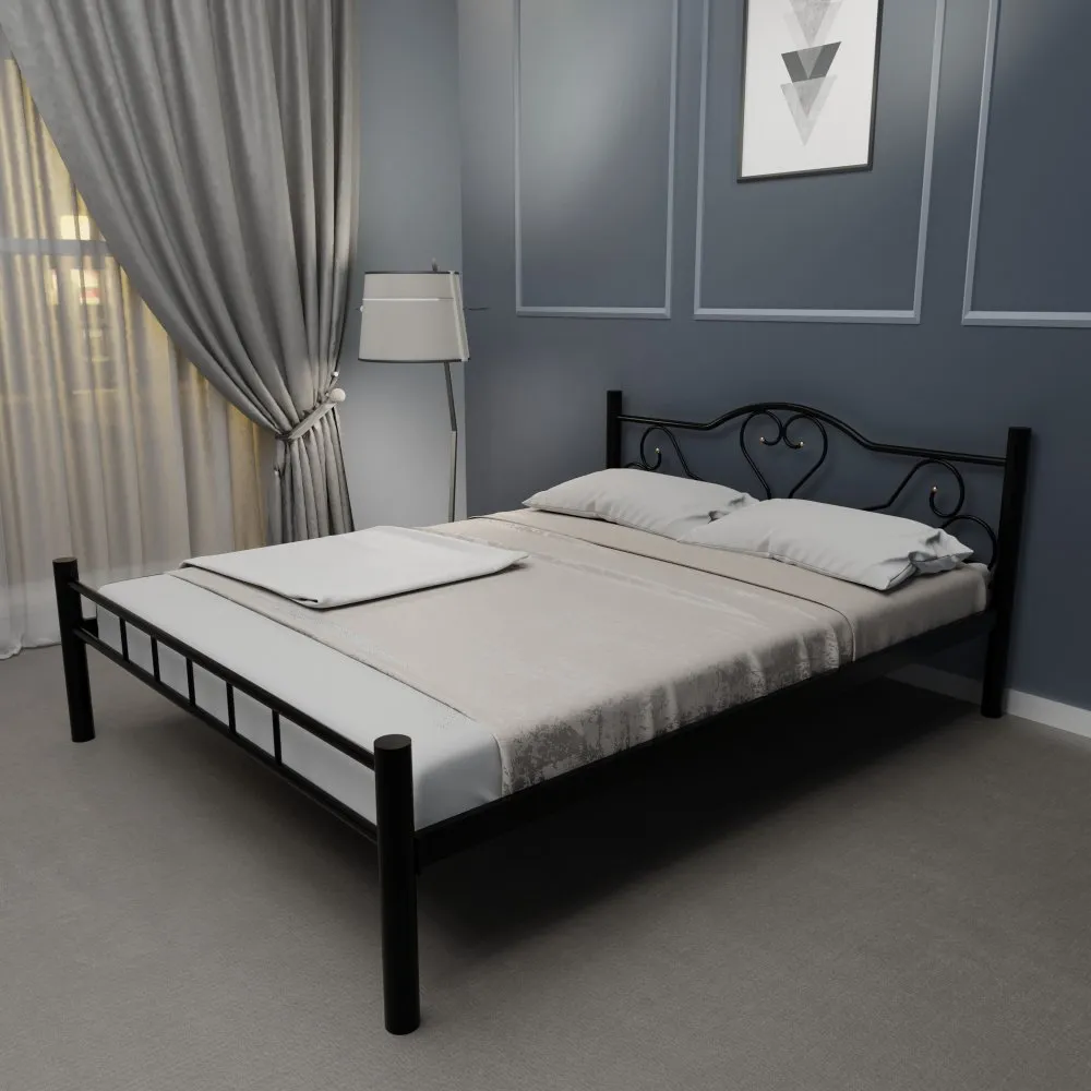 Bračni krevet K50 Black (140 x 190)