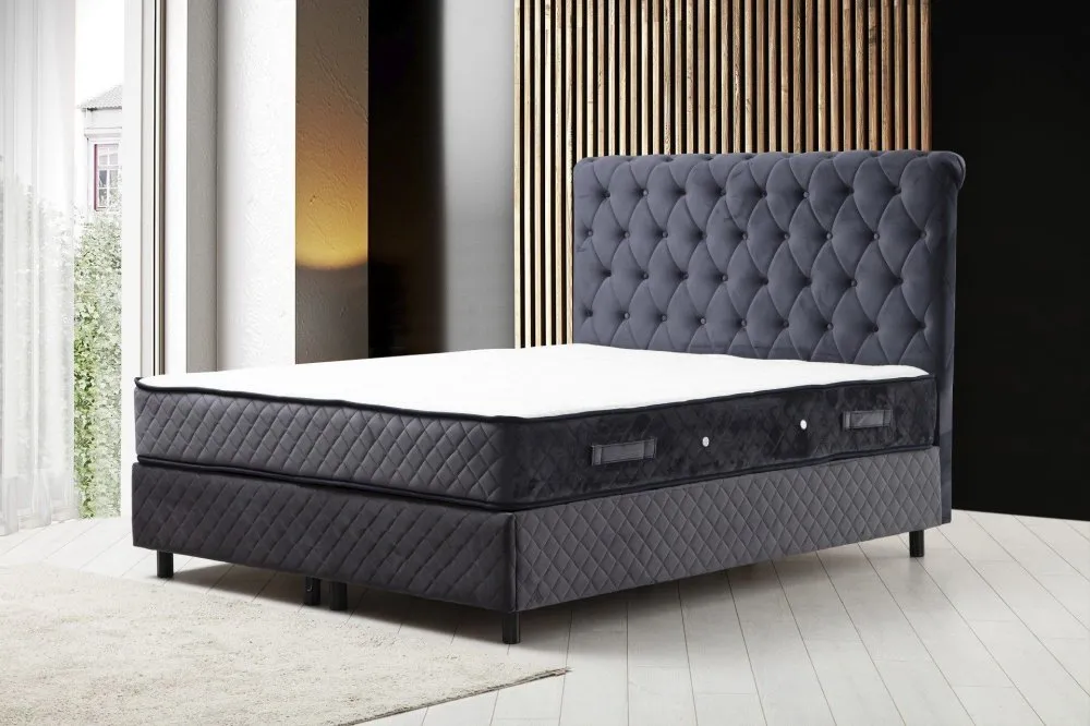Bračni krevet Sonata Set 160 x 200 v3 Anthracite