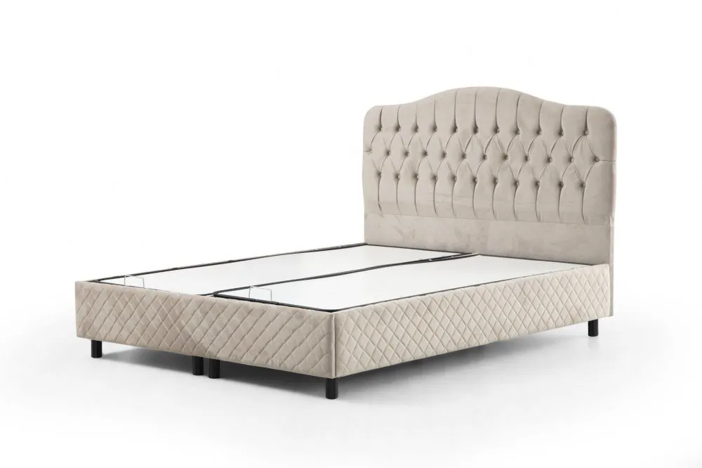 Bračni krevet Vassi 140 x 200 Beige