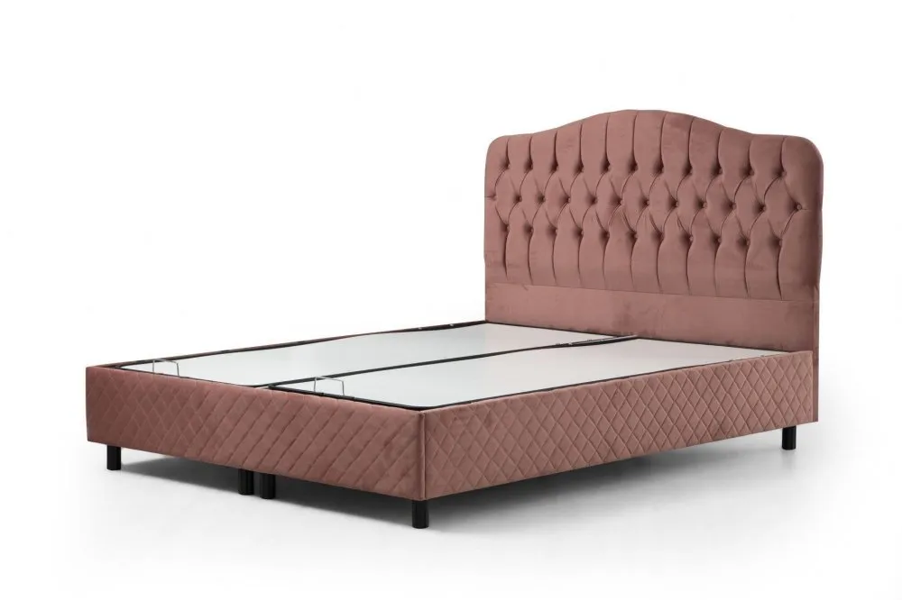 Bračni krevet Vassi 150 x 200 Dusty Rose