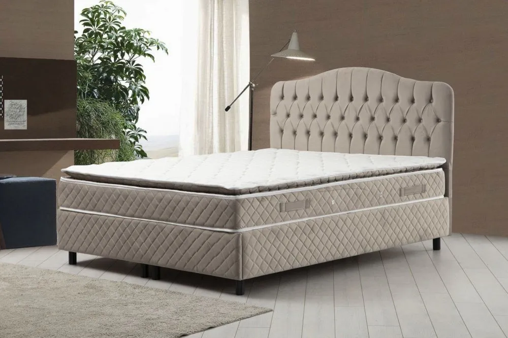 Bračni krevet Vassi Set 140 x 200 v3 Beige