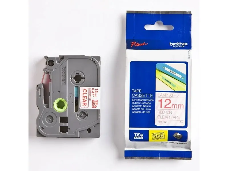 TZE132 12mm crveno/providno