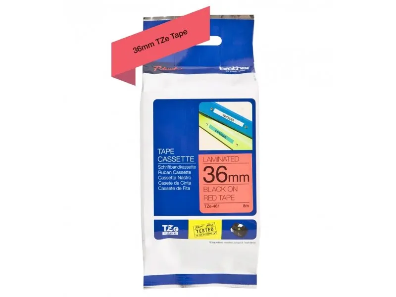 TZE461 traka 36mm crno/crveno