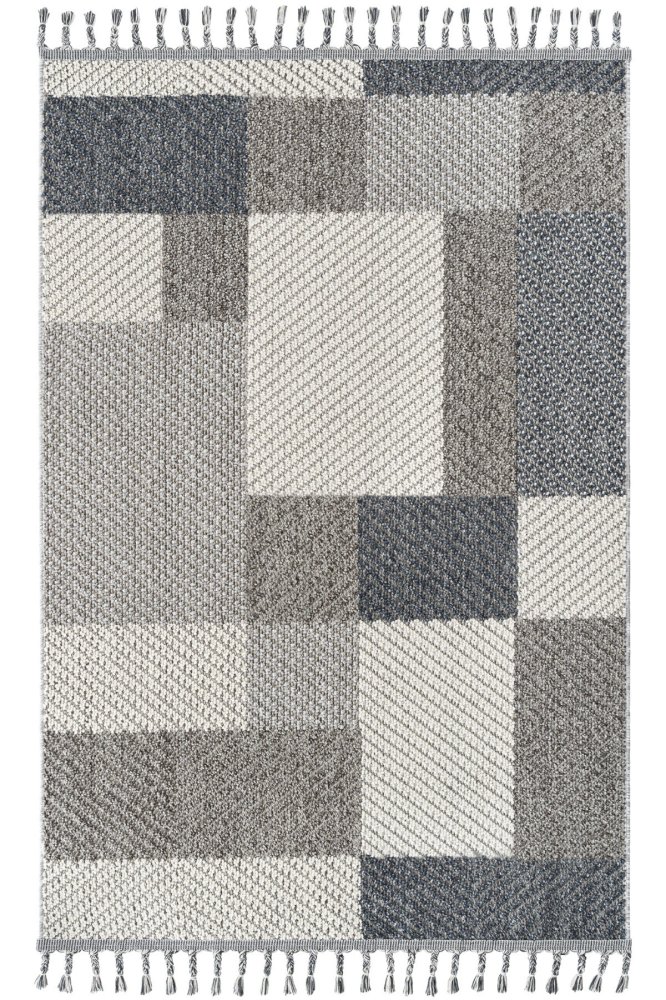 Bukle 1403 Grey Blue tepih 120 x 180 (860BLN1724)